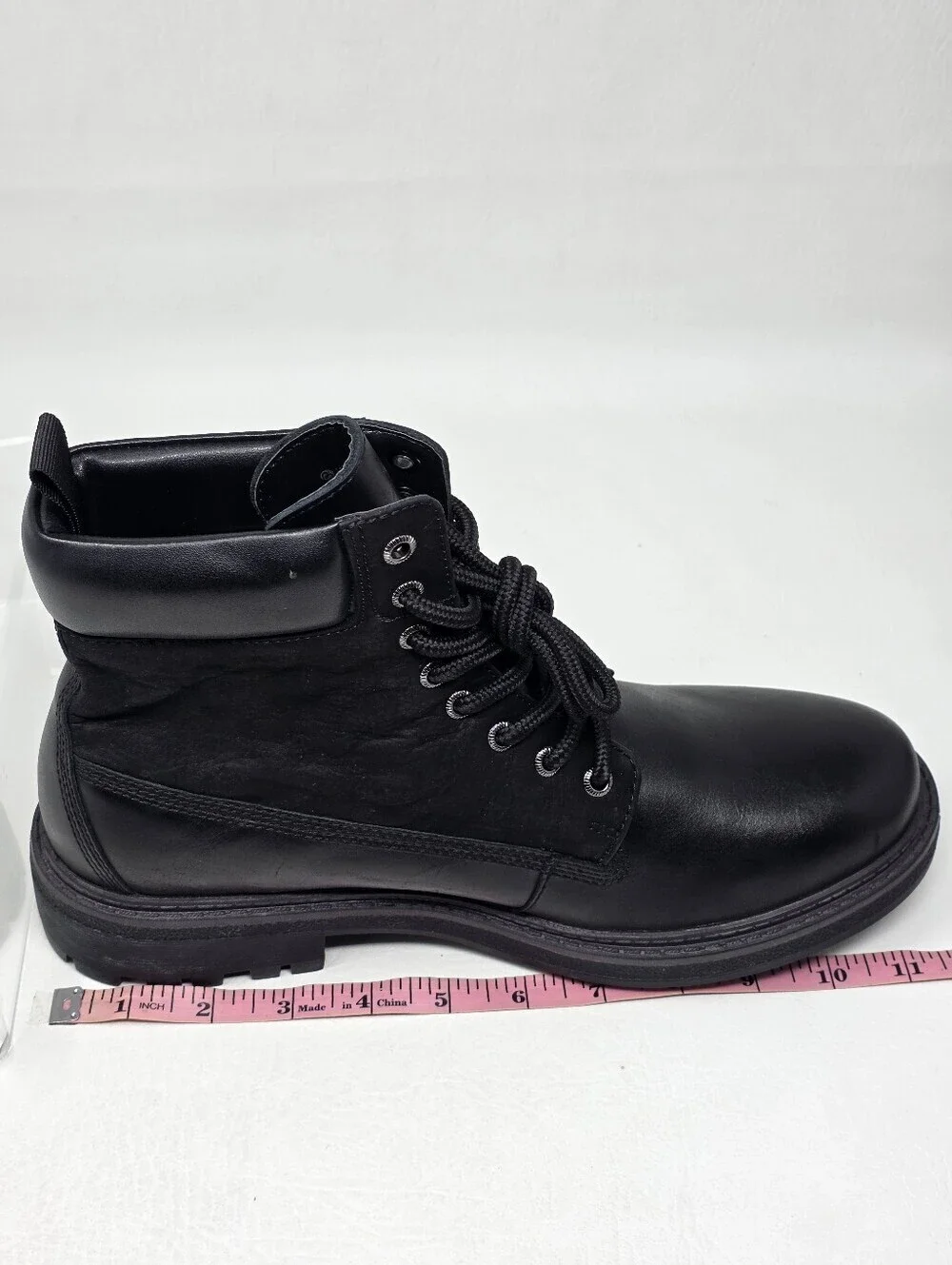 Blondo Men's Waterproof Ankle Boots Black  Lace Up B1172 014 Size 9 New